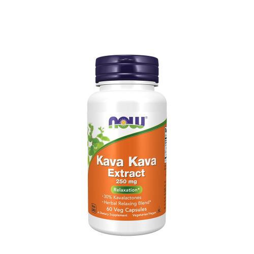 Now Foods Kava Kava 250mg 30% (60 Veg Capsules)