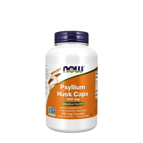 Now Foods Psyllium Husk 500 mg (200 Veg Capsules)