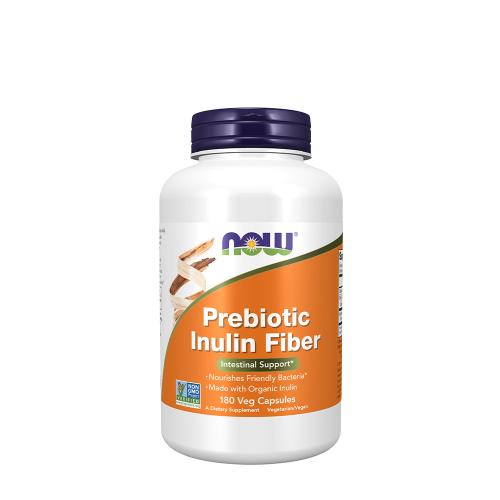 Now Foods Prebiotic Inulin Fiber (180 Veg Capsules)