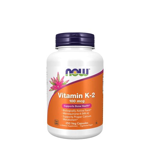 Now Foods Vitamin K-2 100 mcg (250 Veg Capsules)