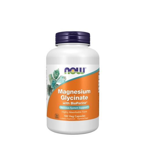 Now Foods Magnesium Glycinate with BioPerine® (180 Capsules)