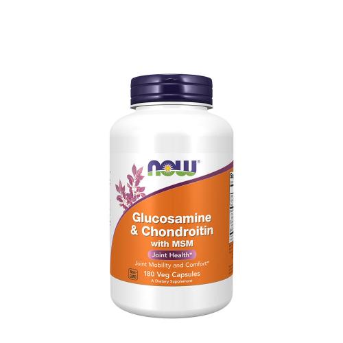 Now Foods Glucosamine & Chondroitin with MSM (180 Capsules)