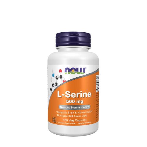 Now Foods L-Serine 500 mg (120 Capsules)