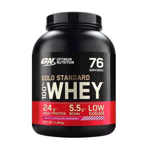 Optimum Nutrition Gold Standard 100% Whey™ (2.27 kg, White Chocolate & Raspberry)