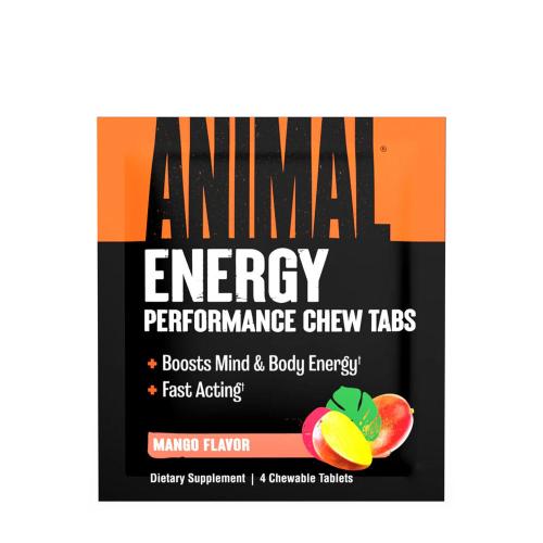 Universal Nutrition Animal Energy Chews (4 chewable tablets, Mango)