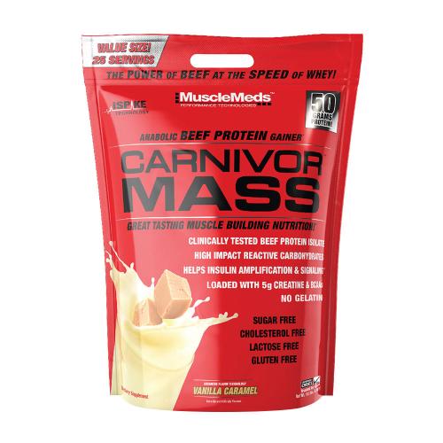 MuscleMeds Carnivor™ Mass 100% Beef Protein Mass Gainer (4800 g, Vanilla Caramel)