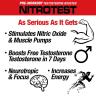 MuscleMeds Nitrotest - 2 in 1 Pre-Workout + Test Booster (474 g, Blue Raspberry)