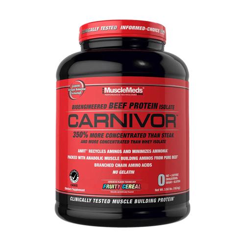 MuscleMeds Carnivor™ 100% Beef Protein (1624 g, Fruity Cereal)