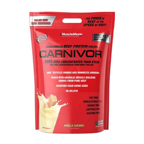 MuscleMeds Carnivor™ 100% Beef Protein (3170 g, Vanilla Caramel)