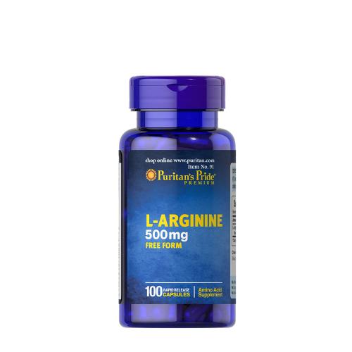 Puritan's Pride L-Arginine 500 mg (100 Capsules)