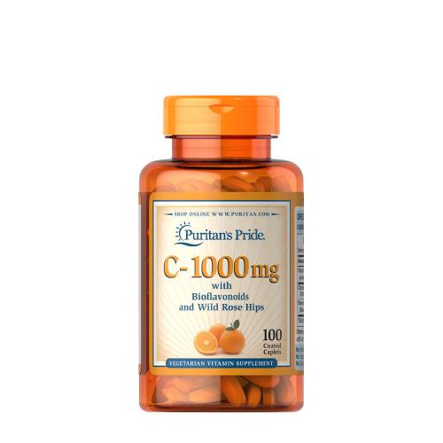 Puritan's Pride Vitamin C-1000 mg with Bioflavonoids & Rose Hips (100 Caplets)