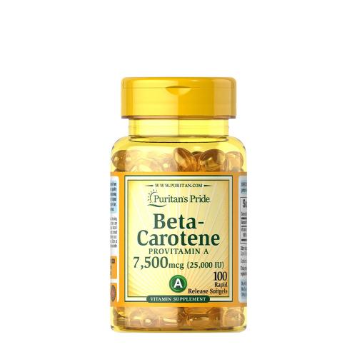 Puritan's Pride Beta-Carotene 25,000 IU (100 Softgels)