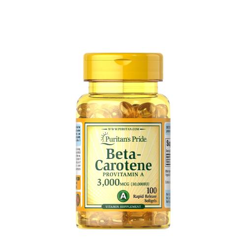 Puritan's Pride Beta-Carotene 10,000 IU (100 Softgels)