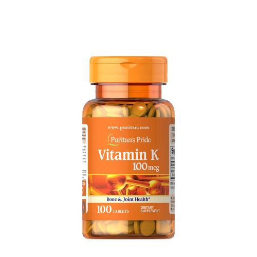 Puritan's Pride Vitamin K 100 mcg (100 Tablets)