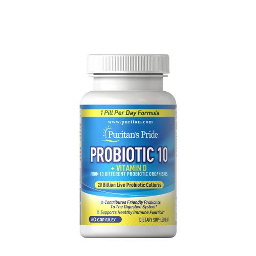 Puritan's Pride Probiotic 10  (60 Veg Capsules)