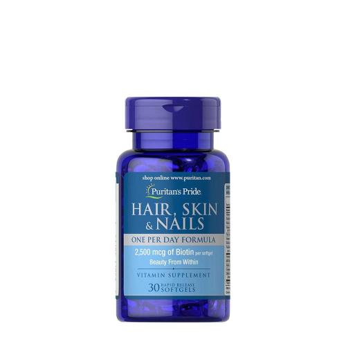 Puritan's Pride Hair, Skin & Nails One Per Day Formula (30 Softgels)