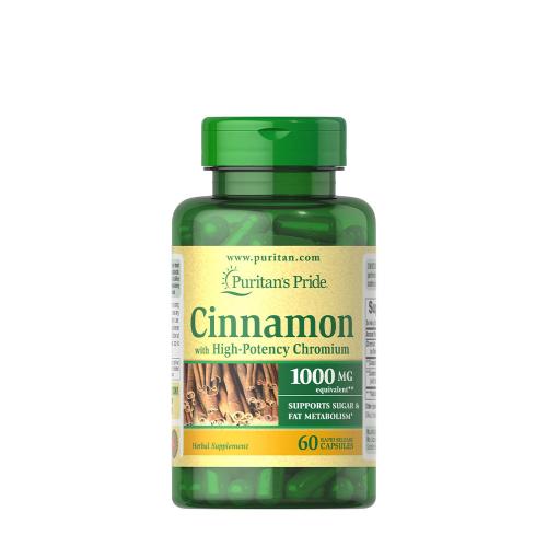 Puritan's Pride Cinnamon Complex with High Potency Chromium (60 Capsules)