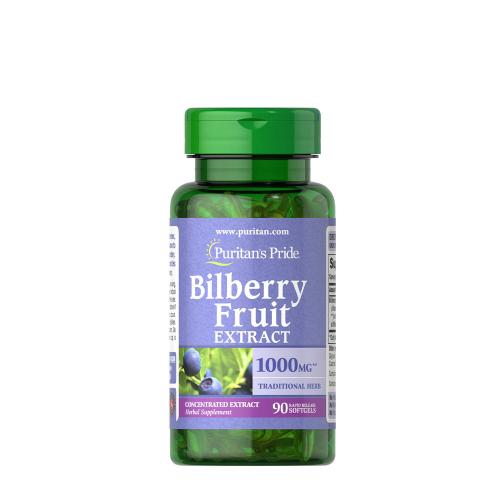 Puritan's Pride Bilberry 1000 mg (90 Softgels)