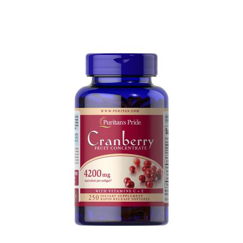 Puritan's Pride Cranberry Fruit Concentrate with C & E 4200 mg (250 Softgel)