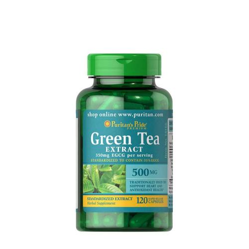 Puritan's Pride Green Tea Standardized Extract 500 mg (120 Capsules)