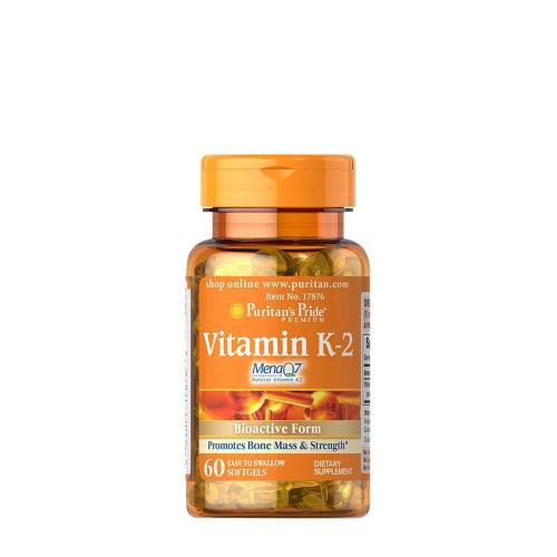 Puritan's Pride Vitamin K-2 (MenaQ7) 50 mcg (60 Softgels)