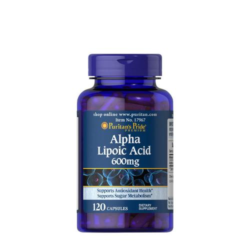 Puritan's Pride Alpha Lipoic Acid 600 mg (120 Capsules)