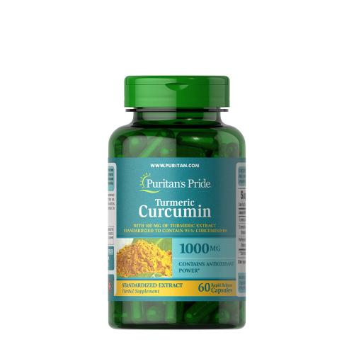 Puritan's Pride Turmeric Curcumin 1000 mg with Bioperine 5 mg (60 Capsules)