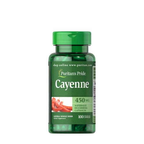 Puritan's Pride Cayenne (Capsicum) 450 mg (100 Capsules)