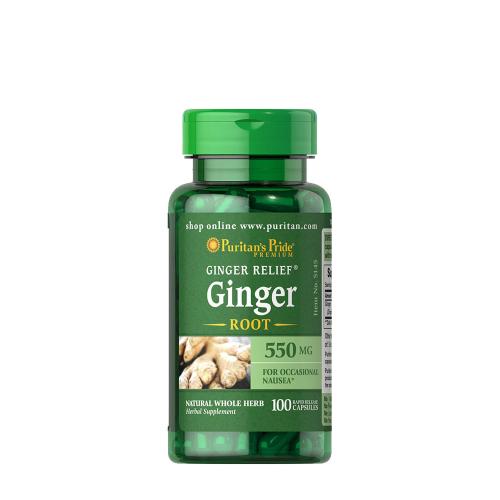 Puritan's Pride Ginger Root 550 mg (100 Capsules)