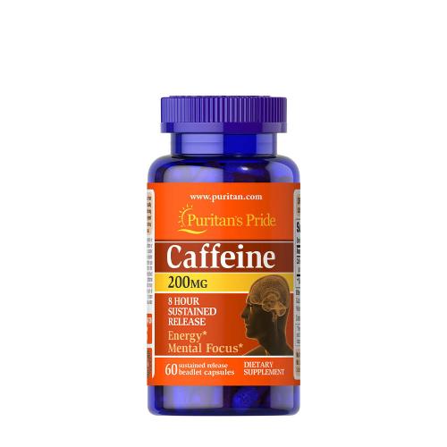 Puritan's Pride Caffeine 200 mg 8-Hour Sustained Release (60 Capsules)