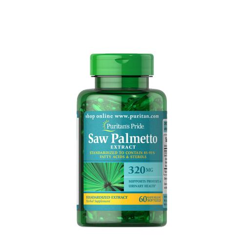 Puritan's Pride Saw Palmetto Standardized Extract 320 mg (60 Softgels)