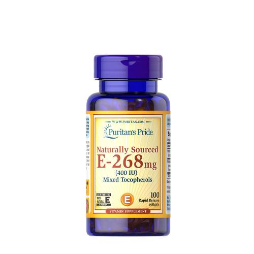 Puritan's Pride Vitamin E-400 iu Mixed Tocopherols Natural (100 Softgels)