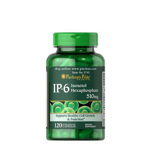 Puritan's Pride IP-6 Inositol Hexaphosphate 510 mg (120 Capsules)