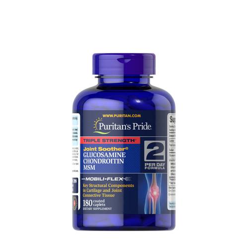 Puritan's Pride Triple Strength Glucosamine, Chondroitin & MSM Joint Soother® (180 Caplets)