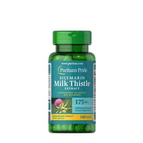 Puritan's Pride Milk Thistle Standardized 175 mg (Silymarin) (100 Capsules)