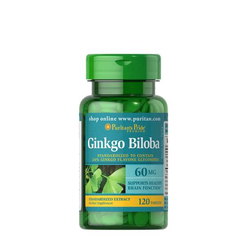 Puritan's Pride Ginkgo Biloba Standardized Extract 60 mg (120 Tablets)
