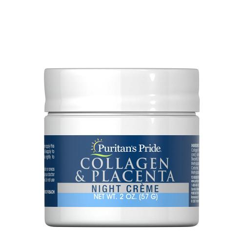 Puritan's Pride Natural Collagen and Placenta Night Creme (59 ml)