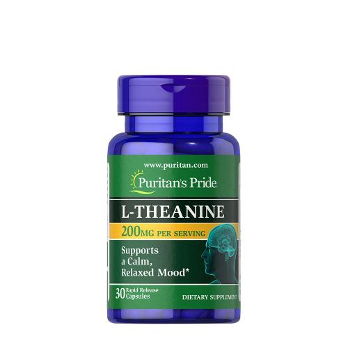 Puritan's Pride L-Theanine 200 mg per serving (30 Rapid Release Capsules)