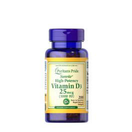 Puritan's Pride Vitamin D3 25mcg 1000 IU (200 Softgels)