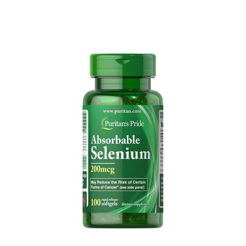 Puritan's Pride Absorbable Selenium 200 mcg (100 Softgels)