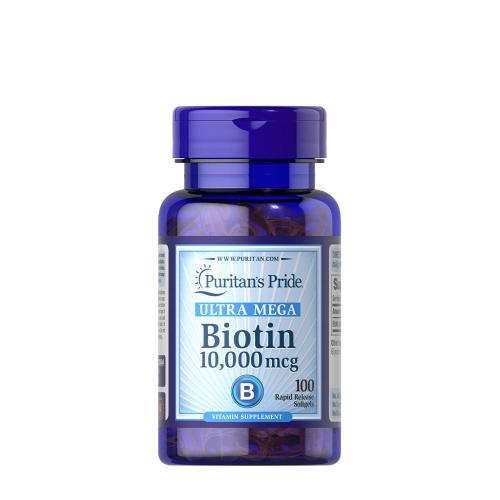 Puritan's Pride Biotin 10,000 mcg (100 Softgels)