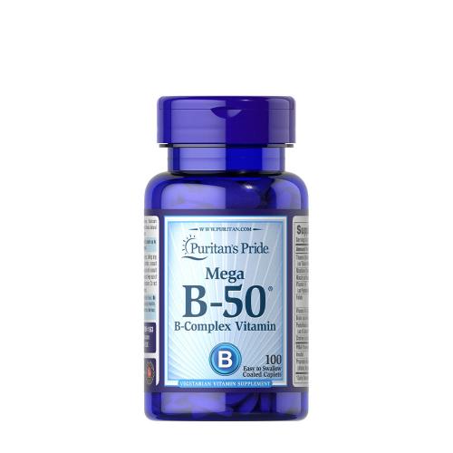 Puritan's Pride Vitamin B-50® Complex (100 Coated Caplets)
