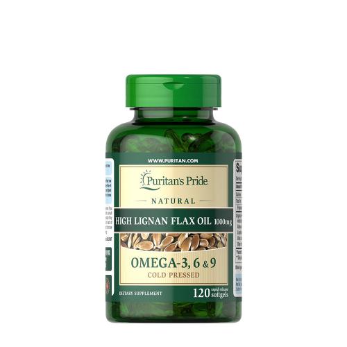 Puritan's Pride Natural Flax Oil 1000 mg (120 Softgels)