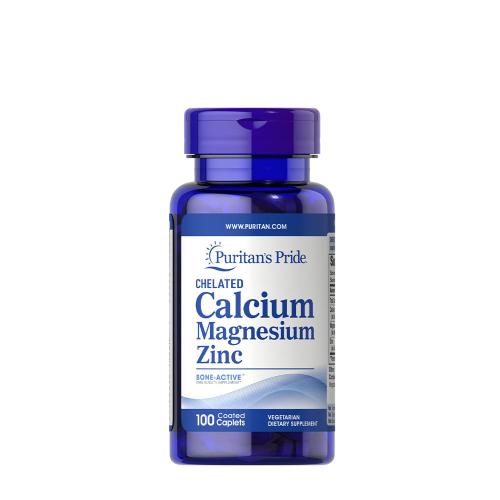 Puritan's Pride Chelated Calcium Magnesium Zinc (100 Capsules)