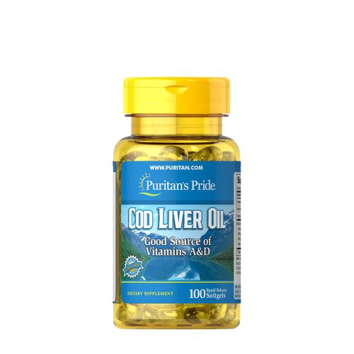 Puritan's Pride Cod Liver Oil 415 mg (100 Softgels)