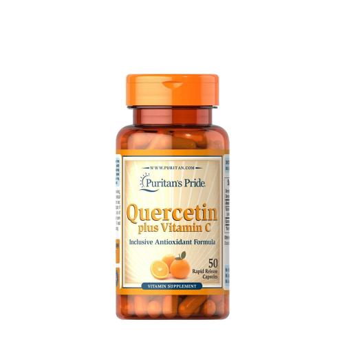 Puritan's Pride Quercetin plus Vitamin C 500 mg/1,400 mg (50 Capsules)