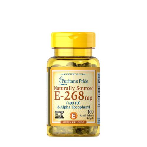 Puritan's Pride Vitamin E-400 IU Naturally Sourced (100 Softgels)