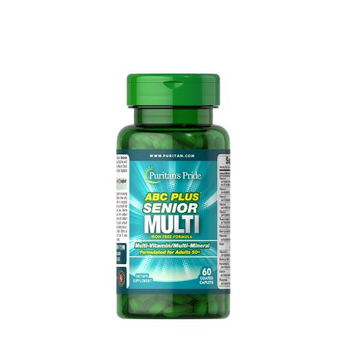 Puritan's Pride ABC Plus Senior Multivitamin Multi-Mineral Formula with Zinc (60 Caplets)