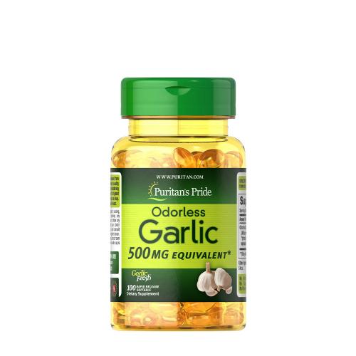 Puritan's Pride Odorless Garlic 500 mg  (100 Softgels)