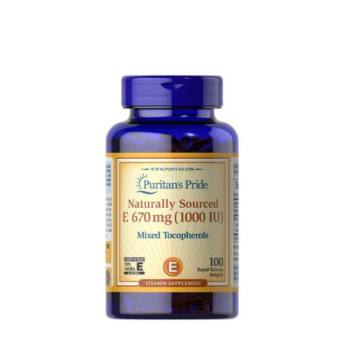 Puritan's Pride Vitamin E-1000 IU Mixed Tocopherols Natural (100 Softgels)